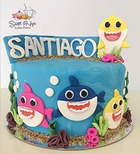 torta de baby shark