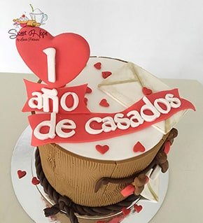 torta recien casados