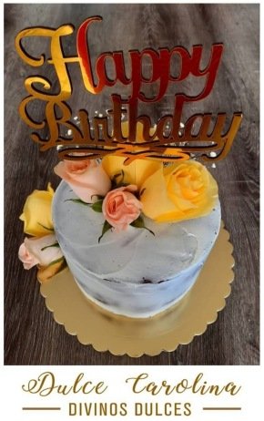 torta personalizada dulce carolina