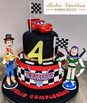 torta tematica de cars